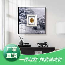 不锈钢镂空文字立方体雕塑户外广场发光装饰摆件(图1)